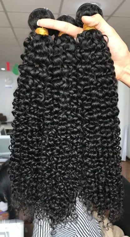 BeuMAX 10A Grade 3/4 Bundles Kinky Curly Brazilian Human Hair