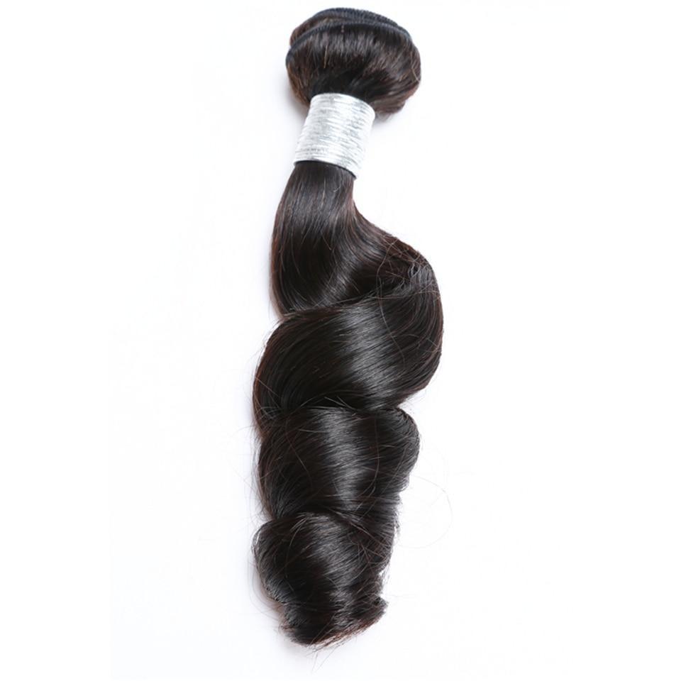 BeuMax 10A Grade 3/4 Loose Wave bundles with 13x4 Frontal