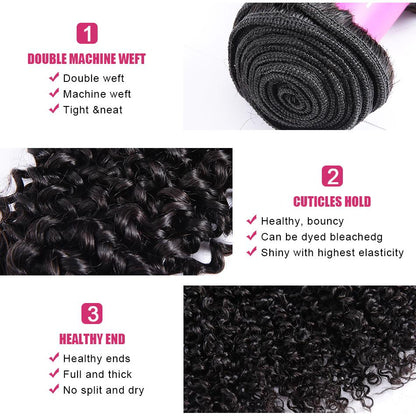 Wholesale 5/6/10/12 Bundles Brazilian Kinky Curly 10A Grade Human Hair