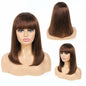 #613 Brazilian 99J Burgundy Short Bob Remy Straight Human Hair Wigs Wi