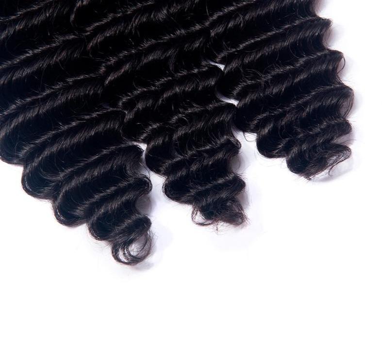 Wholesale 5/6/10/12 Bundles Brazilian Loose Deep Wave 10A Grade Human