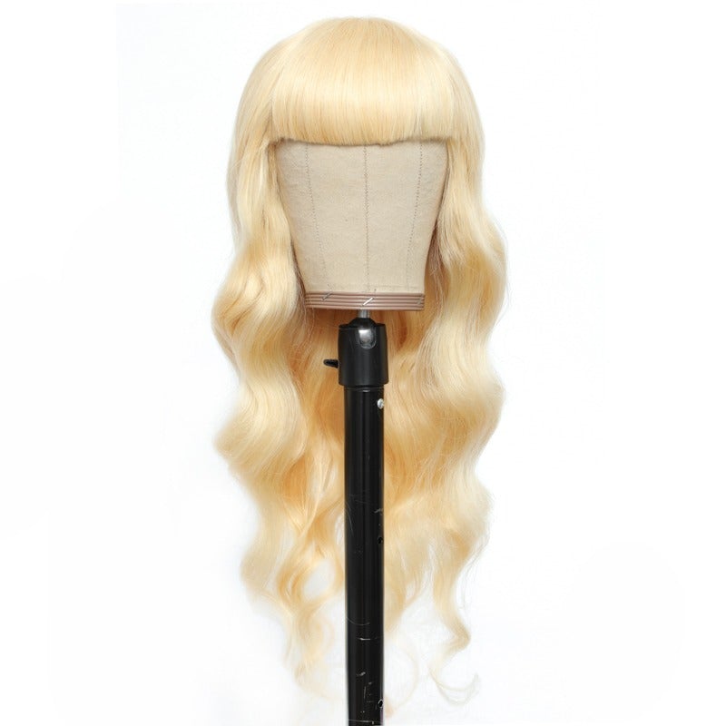 #1B/613 Body Wave 180% Density #613 Wig with Bang 200% Density Human H