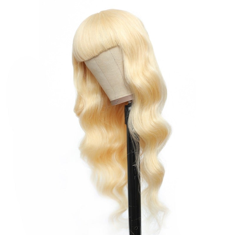 #1B/613 Body Wave 180% Density #613 Wig with Bang 200% Density Human H