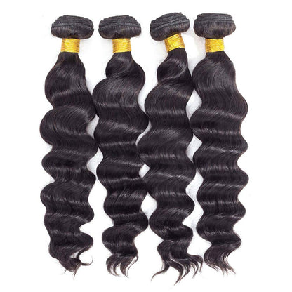 10A Grade 3/4 Loose Body Wave bundles with 4x4 Closures &13x4 Frontal