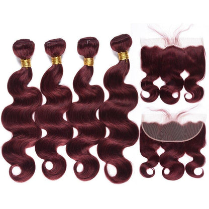 BeuMax 99J Body Wave BUNDLES with CLOSURES & FRONTALS