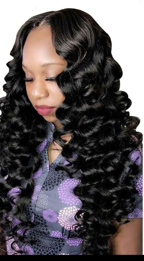 BeuMax 10A Grade 3/4 Loose Wave bundles with 13x4 Frontal