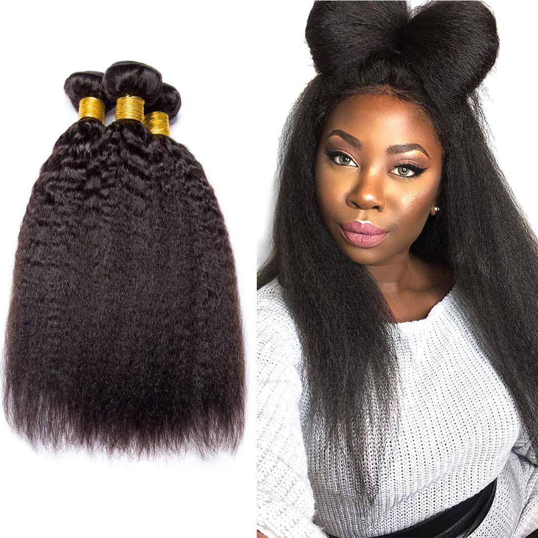 10A Grade 1/3/4 Bundles Mongolian Kinky Straight Human Hair Extension