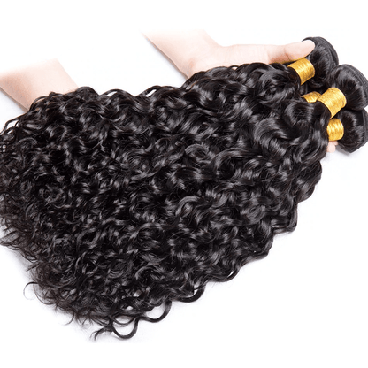 Brazilian Jerry Curl 10A Grade 3/4 bundles with 4x4 Closures & 13x4 Fr