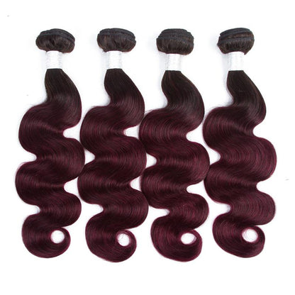 BeuMax 1B/99J Body Wave BUNDLES with CLOSURES & FRONTALS