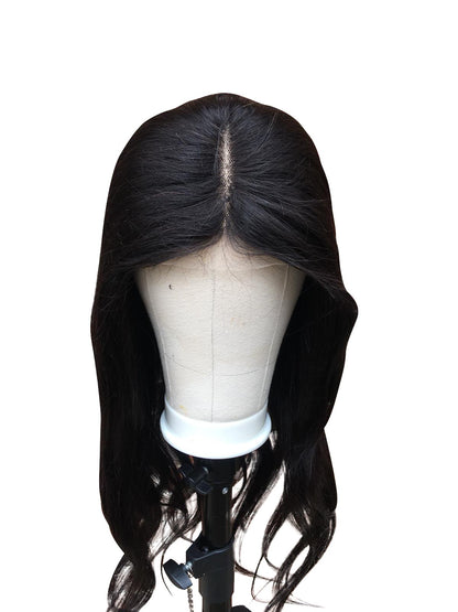 180% Density Full 2x6 Transparent Lace Front Straight Human Hair Wigs