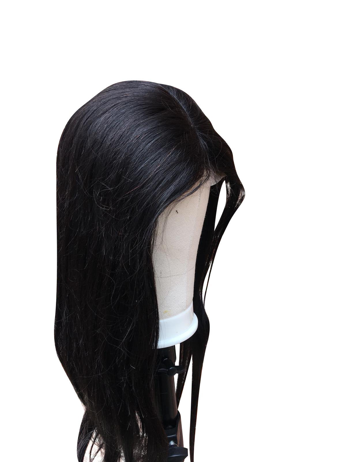 180% Density Full 2x6 Transparent Lace Front Straight Human Hair Wigs