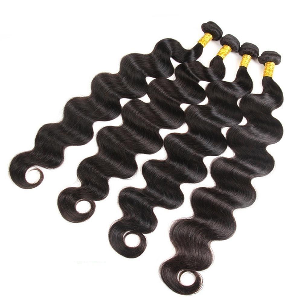 10A Grade 1/3/4 Body Wave Peruvian Human Hair Bundles