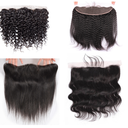 10A Grade HD Transparent 13x4 Lace Frontal Closure All Textures FREE P