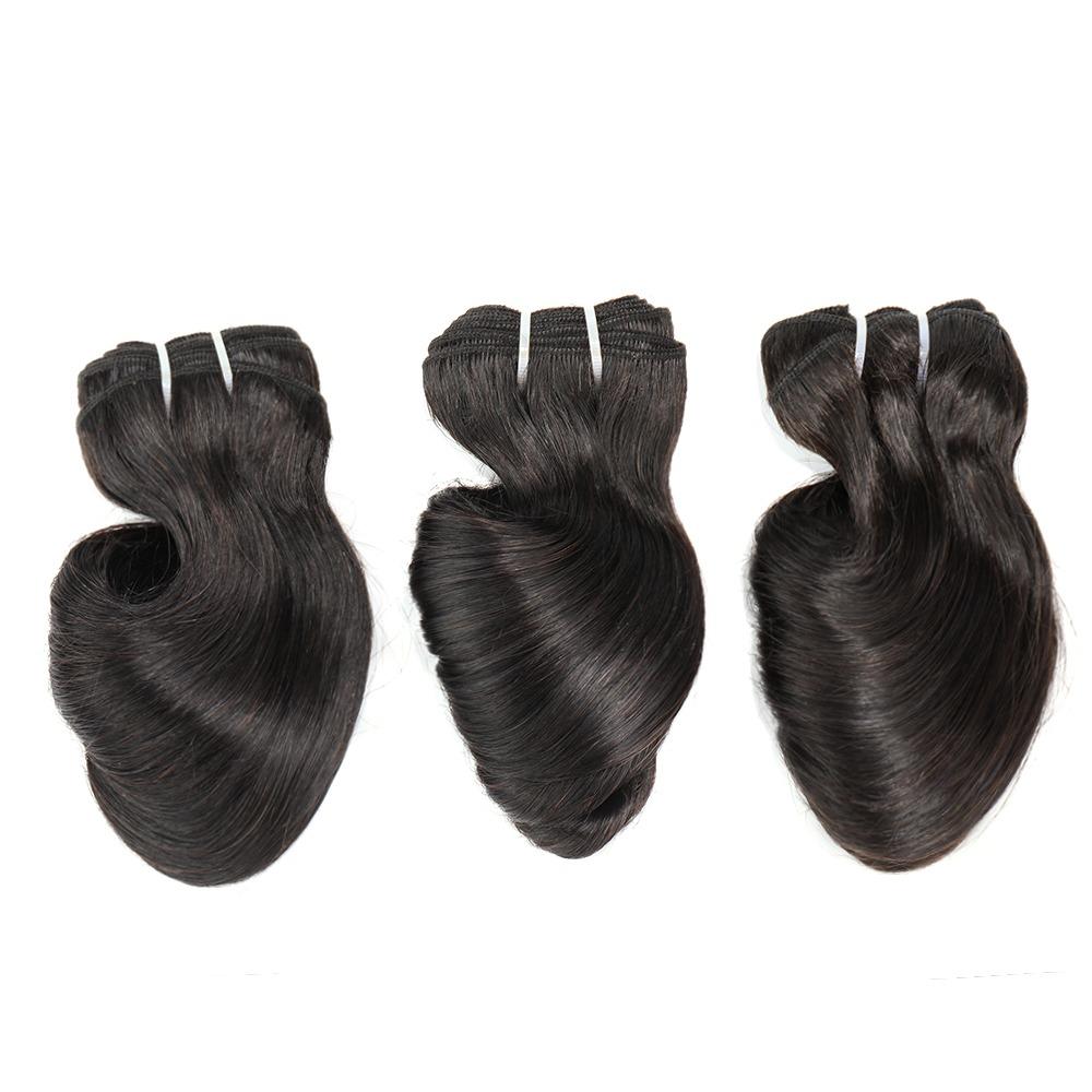 Super Double Drawn 12A Grade Loose Wave BUNDLES with CLOSURES & FRONTA