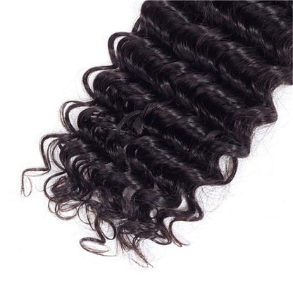 10A Grade Deep Wave 4x4 Brazilian  5x5 Lace 6x6 Closure Remy Human Hai