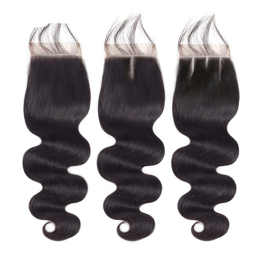 10A Grade 4x4 Brazilian Body Wave 5x5 Lace 6x6 Closure Remy Human Hair