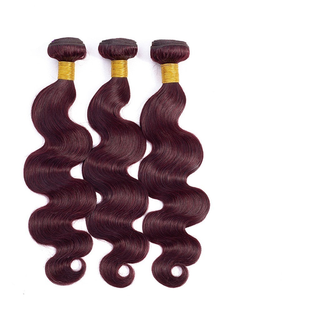 10A Grade #99J  Body Wave #1B/99j BUNDLES with 4x4 CLOSURES & 13x4 FRO