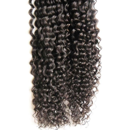 Jerry Curl Human Hair i Tip Microlinks Bulk Braiding Human Hair Bundle