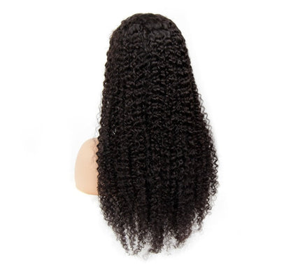 13x1x4 Kinky Curly 13x1x6 T part Lace Transparent Human Hair Wigs 180%