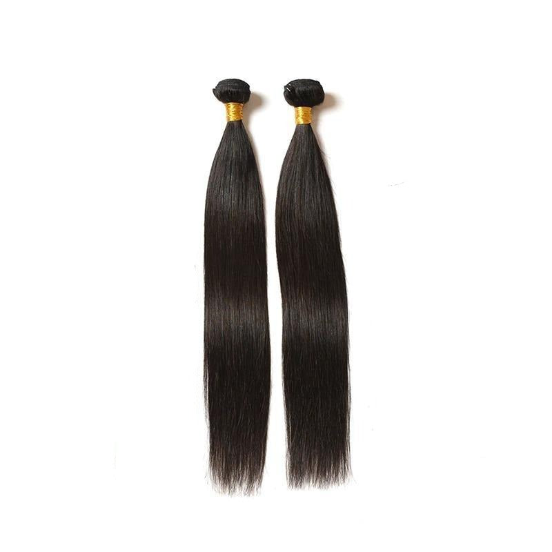 10A Grade 1/3/4 Straight Brazilian 100% Human Hair Bundles Double Weft