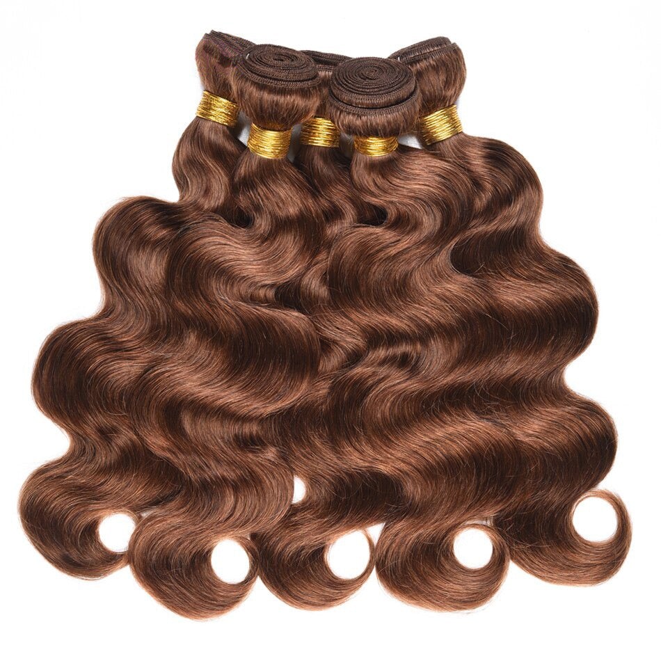 10A Grade #33 Body Wave #4 BUNDLES with CLOSURES & FRONTALS