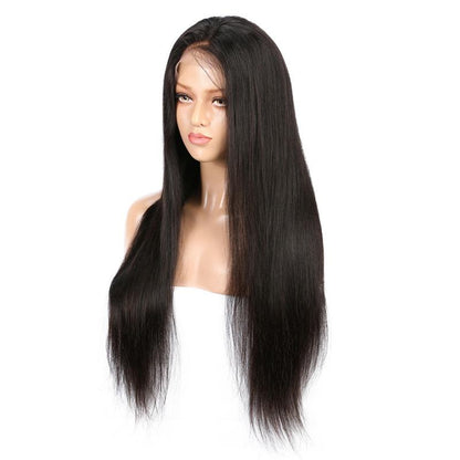 Straight Hair 13x6 Transparent Lace Frontal Brazilian Human Hair Wigs